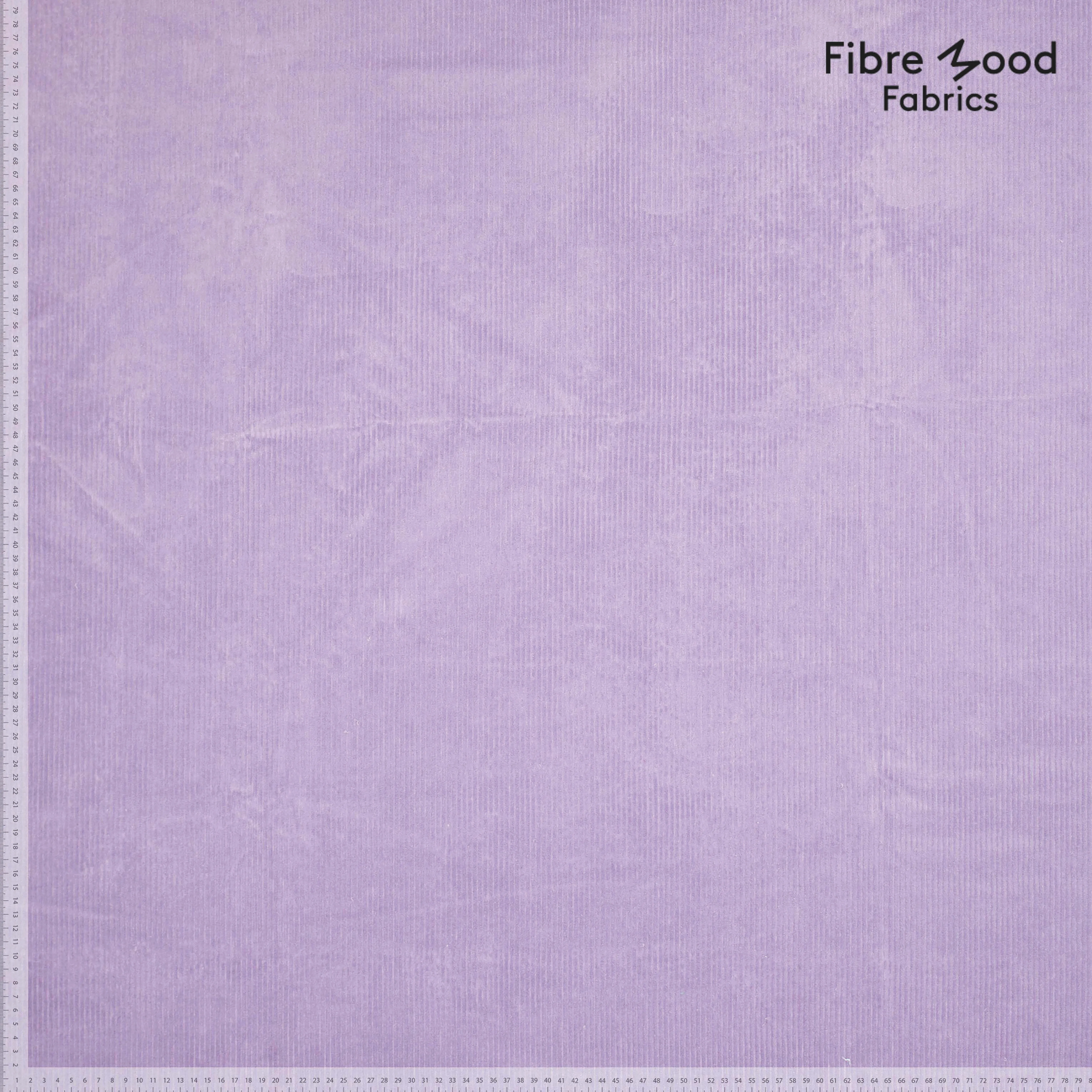 Ribfluweel lila    - Fibre Mood